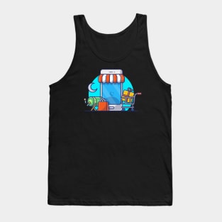 Ramadan Sale Online Shopping Cartoon (2) Tank Top